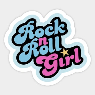 Rock N Roll Girl Sticker